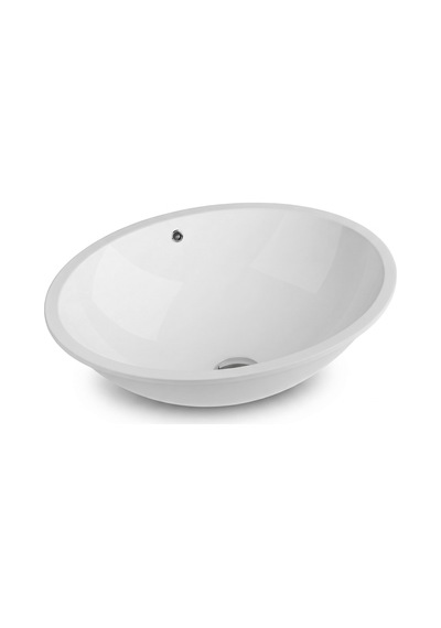 Quarter Bath Tezgah Altı Lavabo 54x44 Cm Gömme Lavabo Parlak Beyaz Seramik 70sp25054