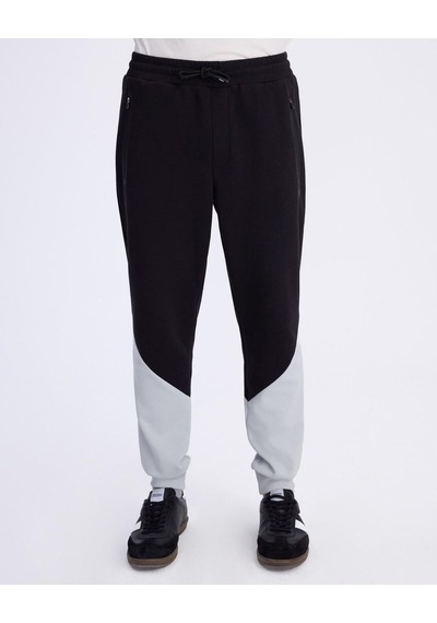 Kappa Nısty Pant Grey Lt-grey Steel-black Man Pants 361w4fw-a9w Siyah