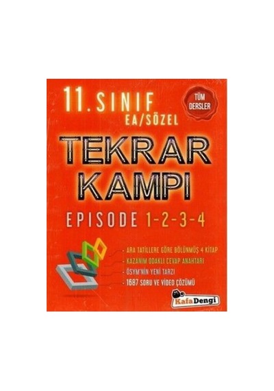 11.sınıf Ea Sözel Tüm Dersler Tekrar Kampı Kafadengi