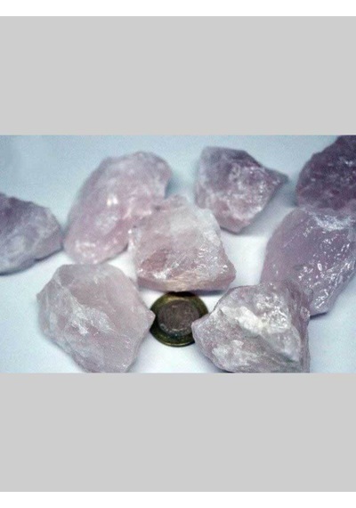 Pembe Kuvars Taşı Ham Parçalar Orta Boy 28-32gr Çok REnkli
