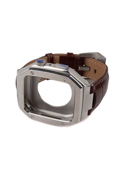 Ekılıf - Apple Uyumlu  Watch 44mm - Kordon Kayış Krd-67 - Siyah