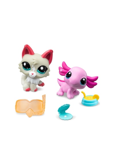 Lps Minişler Littlest Pet Shop Kedi Ve Aksolotl 2'li Figür Seti