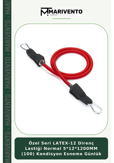 Özel Seri Latex-12 Direnç Lastiği Normal 5 12 1200mm 100 Kondisyon Esneme Günlük Çok Renkli
