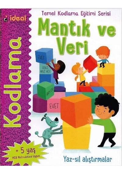 Mantık ve Veri-Temel Kodlama Eğtimi Serisi - Elbrie De Rock - İdeal Kültür Yayıncılık