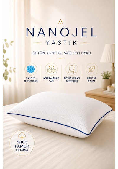 Formeya Climate Nano Jel Yastık %100 Pamuk Dış Kumaş 110