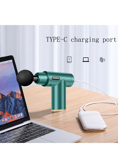 Sones Fasya Masaj Aleti Mini Elektrikli Kas Masaj Aleti Taşınabilir Fitness Kas  Masaj Aleti Düğmesi Üstün Kırmızı