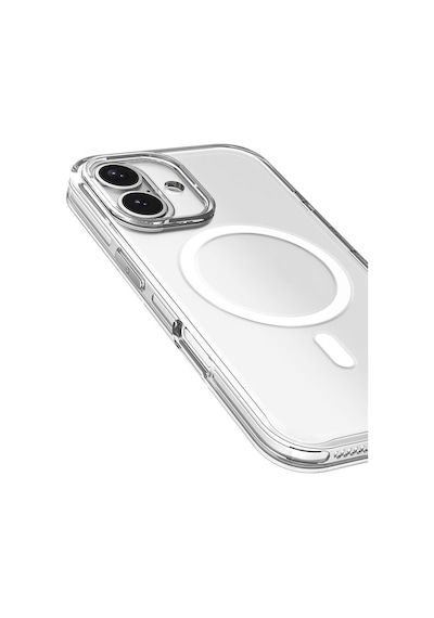 Apple Uyumlu iPhone 16 Kılıf M-safe Şarj Özellikli Kamera Korumalı Zore Kripto Kapak Seffaf