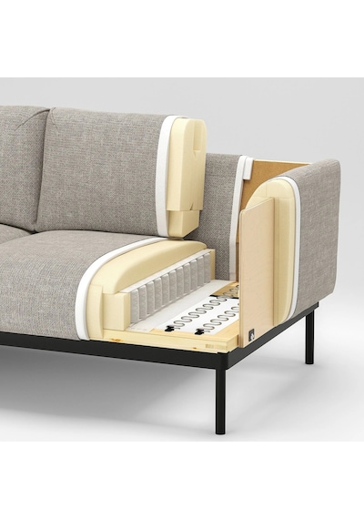 Ikea Açık Mavi Modern Kanepe - 2'li Kanepe