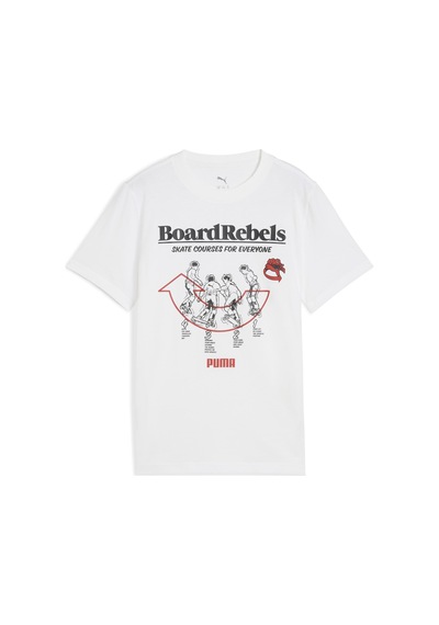 Puma 68514402 Mid90s Graphic Tee I Çocuk Spor Tişört Beyaz