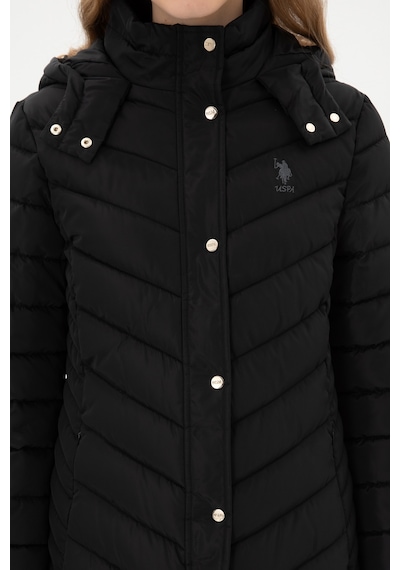 U.s. Polo Assn. Kadın Siyah Kaban 50312015-vr046 Siyah
