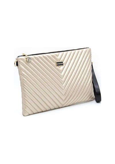 Silver Polo Sp1034 Kadın Portföy & Clutch Kapitone V Altın-altın