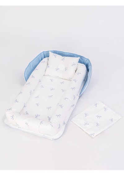 Tiffany Taşınabilir Çantalı Babynest - Mavi