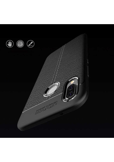 Huawei P20 Lite Kılıf Zore Niss Silikon Kapak Gri