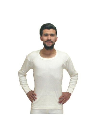 Angora Tavşan Yünü Termal Uzun Kollu