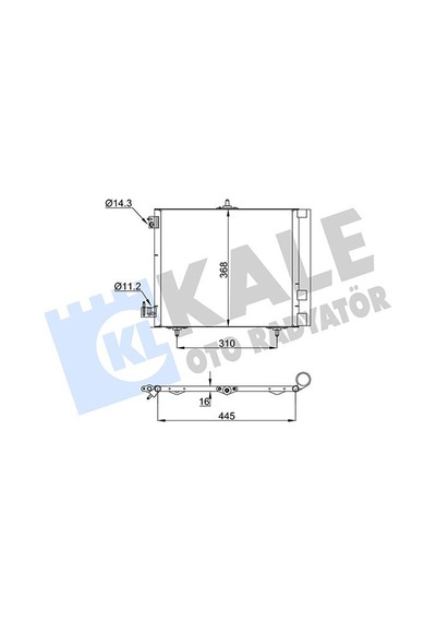 Kale 358440 Klima Radyatörü Kondanser - Citroen C3 2019- Puretech 96530359 - 6455hh - 6455ha - 6455et - 6455cz - 6455al - 6455el - 6455c2 - 6455jf - 3640050