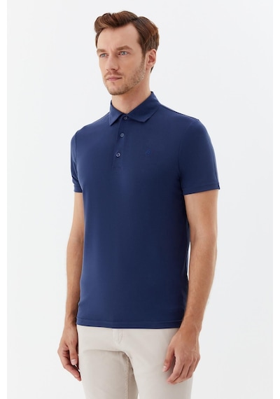 Sabri Özel Erkek Lacivert Dar Kesim Slim Fit Modal Dokuma Polo Yaka Tişört Sabri Özel Erkek Lacivert Dar Kesim Slim Fit Modal Dokuma Polo Yaka Tişört