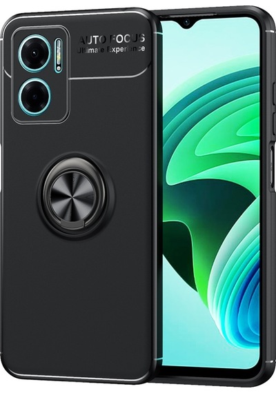 Xiaomi Redmi Note 11e Kılıf Zore Ravel Silikon Kapak Siyah