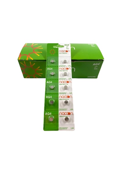Naccon Ag4. Lr626. Lr66. 177/376/377. Sr626. Sr626Sw Düğme Pil 10