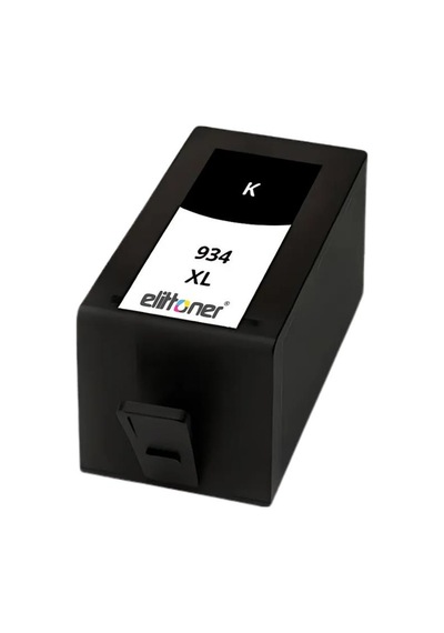 Elittoner Hp 934xl Black Siyah Yüksek Kapasite Kartuş 6230, C2p23ae