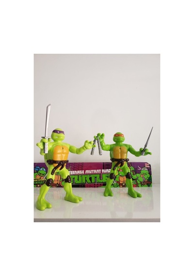 Ninja Kaplumbağalar 15 Cm. Işıklı Figürler 4lü Set Ninja Turtles Oyuncak
