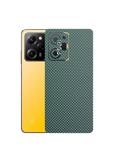 Kapps Poco X5 Pro İle Uyumlu Fiber Serisi Premium Arka Kapak Kaplama Kenarlar Yoktur 22403601