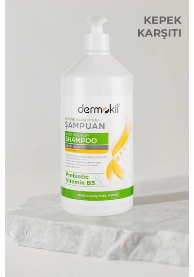 Dermokil Prebiyotik & Vitamin B5 Kepek Karşıtı Şampuan 1 L