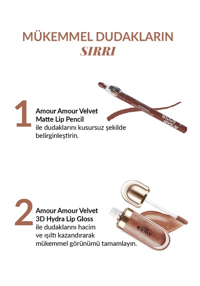 Amour Amour 3d Hydra Nemlendirici Dudak Parlatıcısı Işıltılı & Hacim Veren Lip Gloss 42 Charming Copper