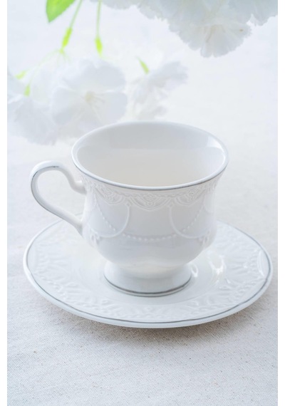 Acar Veronica 6 Kişilik Porselen Çay Fincanı Takımı - 220 Ml