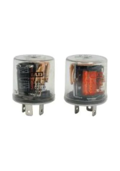 Fesan Vb 2002 Bobinli Flaşör 24 Volt Şeffaf