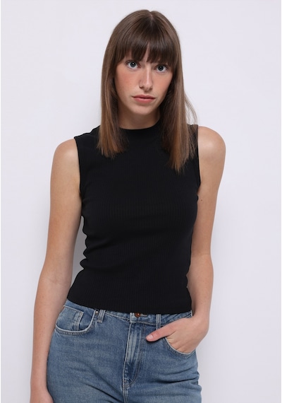 Colin's Colins Slim Fit Kadın Siyah Atlet Cl1070207 Q1.v2 Blk Siyah