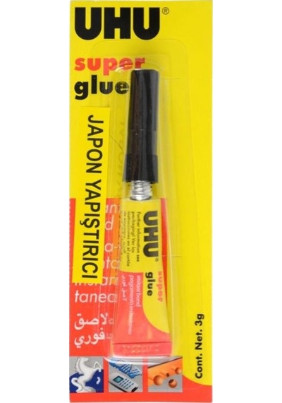 Uhu Super Glue-Japon Yapıştırıcı 3 Gr 42400