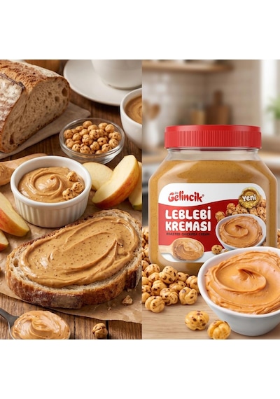 Katkısız Doğal Leblebi Kreması 650 Gr Geleneksel Ve Besleyici Ezme