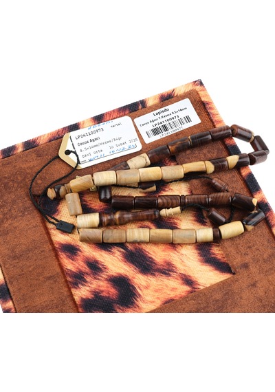 Cocus Ağacı Yumuşak Kesme Kesim 8.5x14mm Tesbih