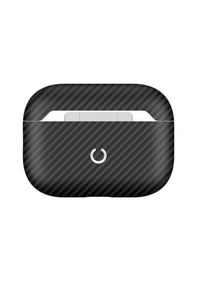 Apple Uyumlu  AirPods Pro 2 Zore Airbag 43 600d Karbon Fiber Kulaklık Kılıfı Lacivert