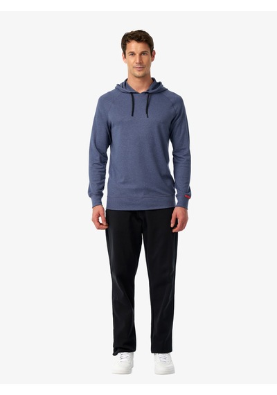 Blackspade Unisex Termal Kapşonlu Sweatshirt 2. Seviye 20029 - Mavi