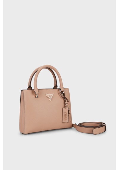 Guess Noelle Logolu Çıkarılabilir Askılı Çanta Hwzg9672050 Kadın Çanta Hwzg96 72050 Beı Bej