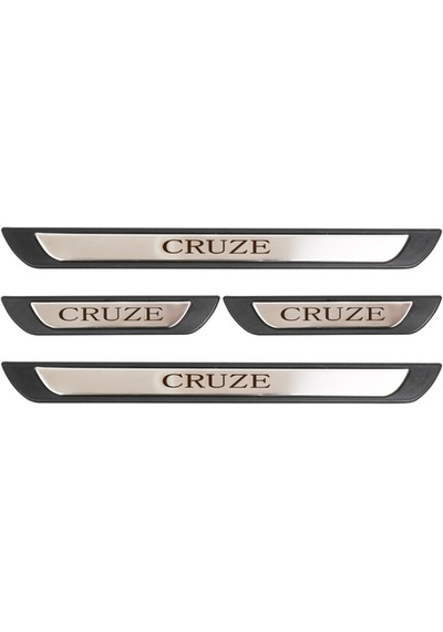 Chevrolet Cruze Uyumlu Kapı Eşiği Krom Abs 4 Parça