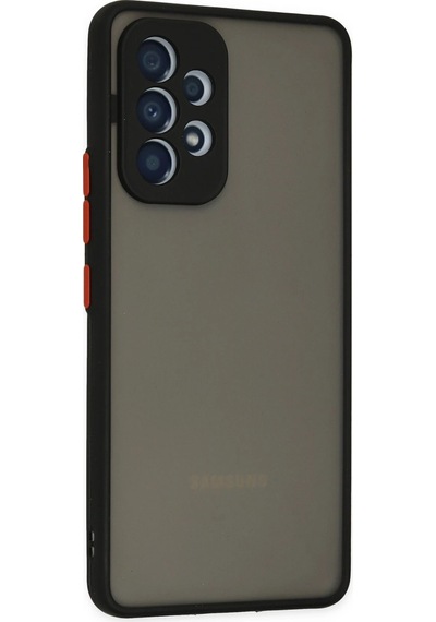Cosmotex Newface Samsung Galaxy Uyumlu  A53 5g Kılıf Montreal Silikon Kapak - Siyah