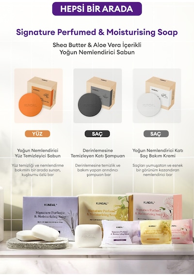 Kundal Signature Perfume & Moisturizing Soap White Musk 100 G