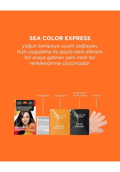 Lexroo Express Amonyaksız Şampuan Boya, Şampuan Kolaylığında Saç Boyama 6.0 Koyu Kumral