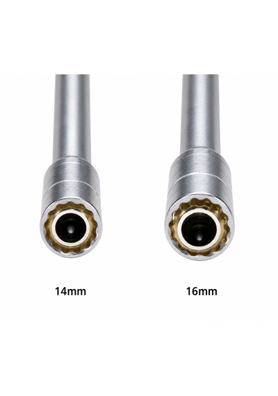 İkili Set 14mm Ve 16mm 30 Cm Uzun Buji Mafsallı Oynar Başlı