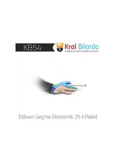 Bilardo Eldiveni - Geçme 25 Li Paket