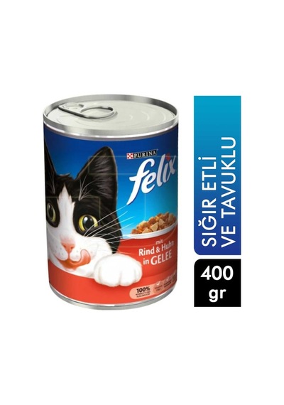 Felix Kedi Maması 400 G Sığır Etli Ve Tavuklu 20'li Paket