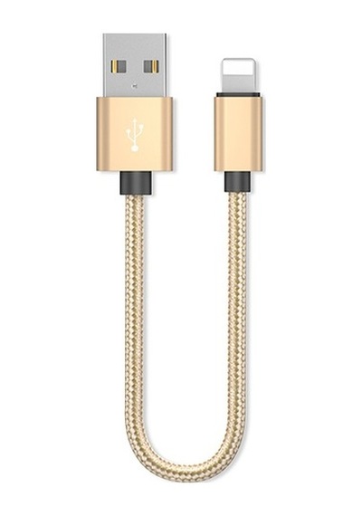 Ally Apple iPhone Uyumlu iOS 3.0A Hızlı Şarj Halat Usb Kablo 20Cm (324799018)