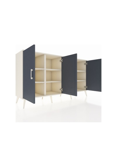 Hyperion Konsol 6 Raflı 4 Kapaklı 176x44x99 Aytaşı-antrasit/aytaşı Aytası/antrasıt - Aytası Hyperion Konsol 6 Raflı 4 Kapaklı 176x44x99 Aytaşı-antrasit/aytaşı Aytası/antrasıt - Aytası