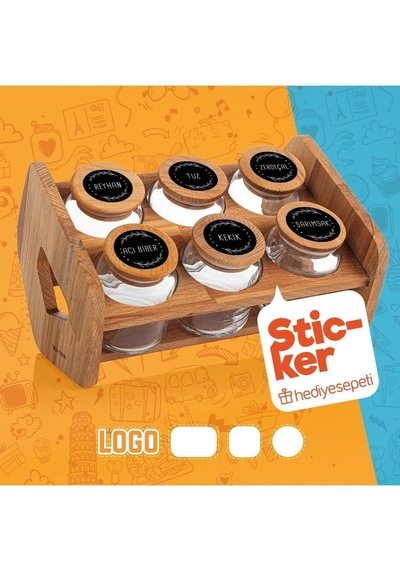 15li Baharatlık Sticker Seti