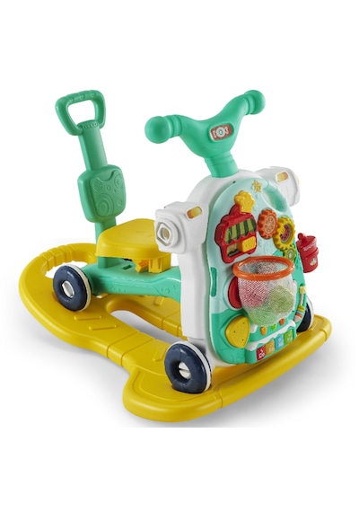 Baby2go 5 İn 1 Multifunction Walker Yeşil - Eğitici Bebek Aktivite Masası Ve İlk Adım Yürüteç