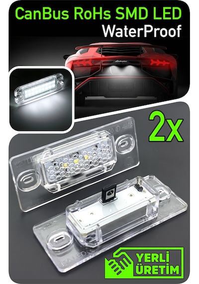 Volkswagen Vw Touareg 7l 7p 2002-2010 Canbus Led Plaka Aydınlatma Ledi Lambası