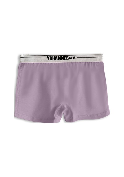 Yohannes Club, Kız Çocuk, Pamuklu Boyshort Boxer , 3'lü Paket, Karışık Renkli Karışık