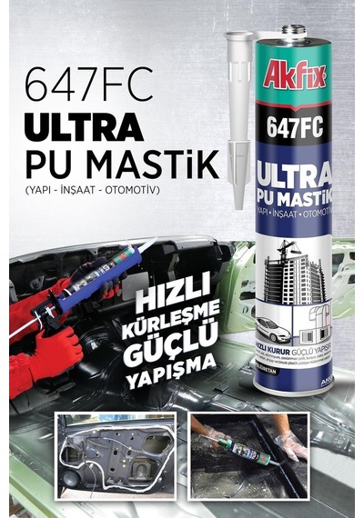 647fc Pu Mastik 280ml Gri